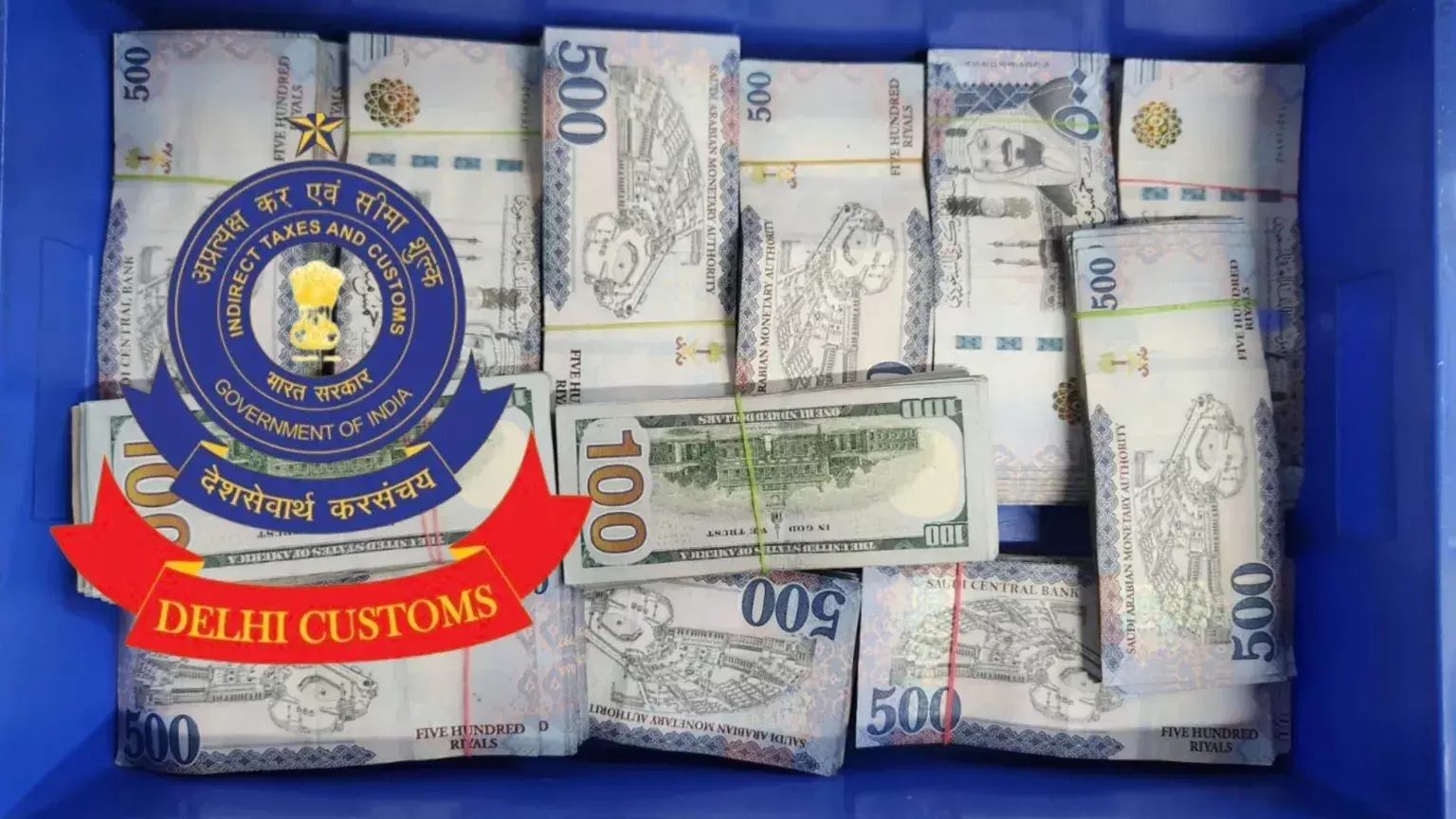 Delhi Customs Arrests A Man For Smuggling Foreign Currency Worth ₹1.35 Crore Hidden In Suitcase Delhi Customs Arrests A Man For Smuggling Foreign Currency Worth ₹1.35 Crore Hidden In Suitcase
