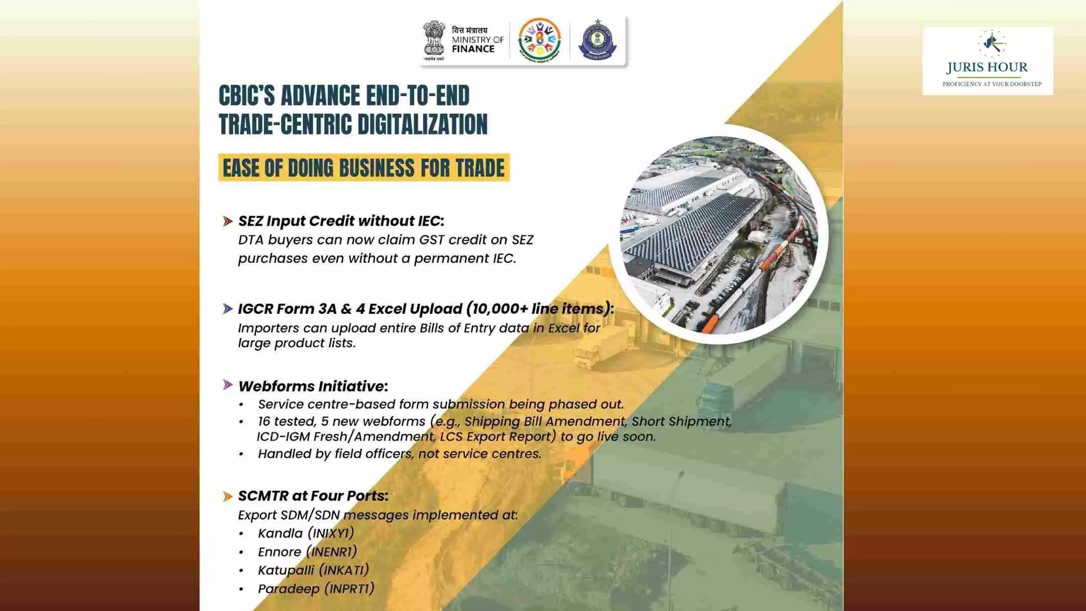 CBIC Unveils GST Credit Without IEC, Webform Rollout, Digital Uploads to Boost Ease of Doing Business CBIC Unveils GST Credit Without IEC, Webform Rollout, Digital Uploads to Boost Ease of Doing Business