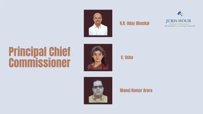 K.R. Uday Bhaskar, V. Usha And Manoj Kumar Arora Promoted To The Post Of Principal Chief Commissioner : Principal Director General of Customs & Indirect Taxes - CBIC