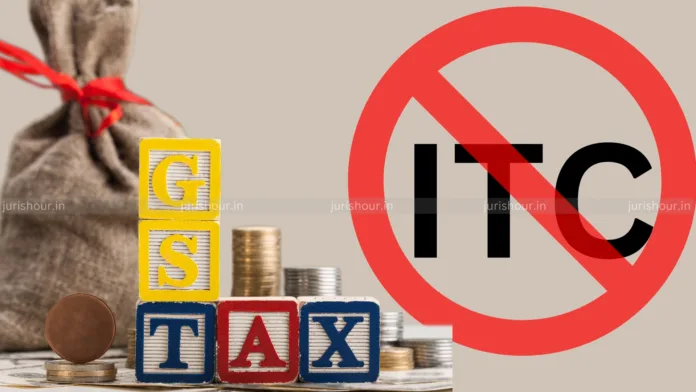 Restrictions On Availment Of Input Tax Credit Under GST - 2024