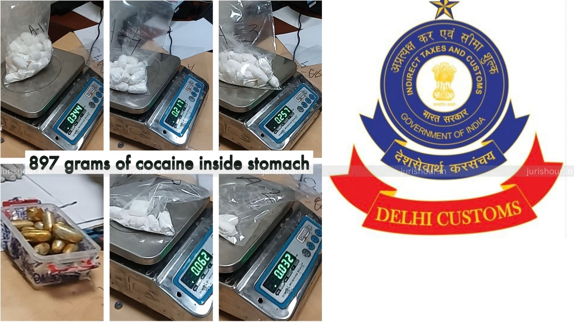 Customs Dept. Arrests Brazilian Man For Smuggling 91 Capsules Of Cocaine Inside Stomach Customs Dept. Arrests Brazilian Man For Smuggling 91 Capsules Of Cocaine Inside Stomach