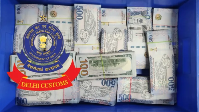 Delhi Customs Arrests A Man For Smuggling Foreign Currency Worth ₹1.35 Crore Hidden In Suitcase