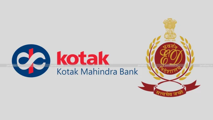 Kotak Mahindra Bank Fraud Case : Patna ED provisionally Attached Movable And Immovable Properties Worth Rs.1.66 Crore