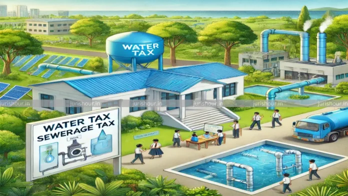 School To Pay Water-Tax And Sewerage-Tax Even If Exempted From Building Tax