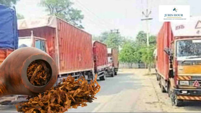 Faridabad CGST Officials Seize Eight Vehicles Carrying Tobacco Without GST Invoice & E-way Bill; ₹1.98 Crore GST Evasion Detected
