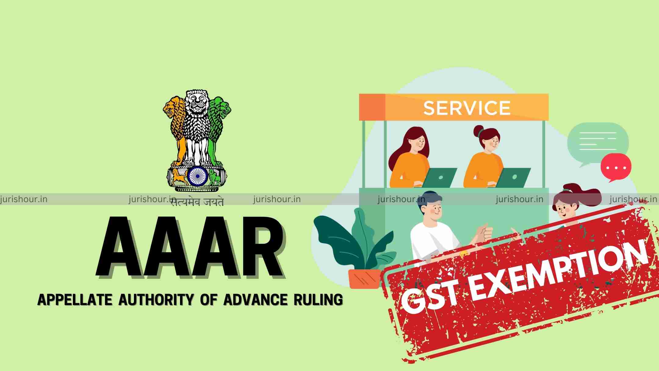 No GST On Govt. Consultancy Services: AAAR No GST On Govt. Consultancy Services: AAAR