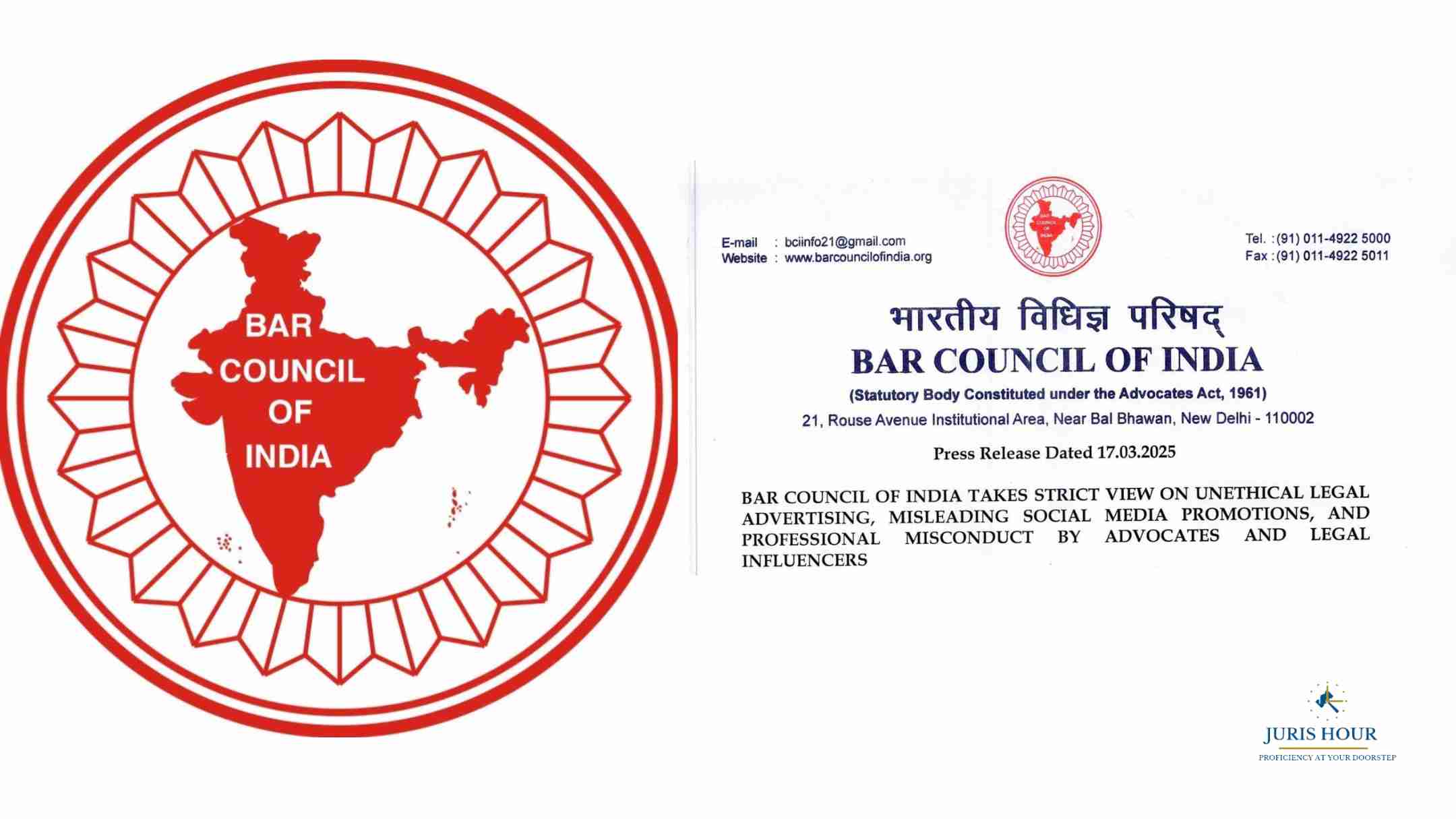 BCI Calls for Action Against Legal Service Promotions on Quikr, Sulekha, Just Dial, and Grotal BCI Calls for Action Against Legal Service Promotions on Quikr, Sulekha, Just Dial, and Grotal