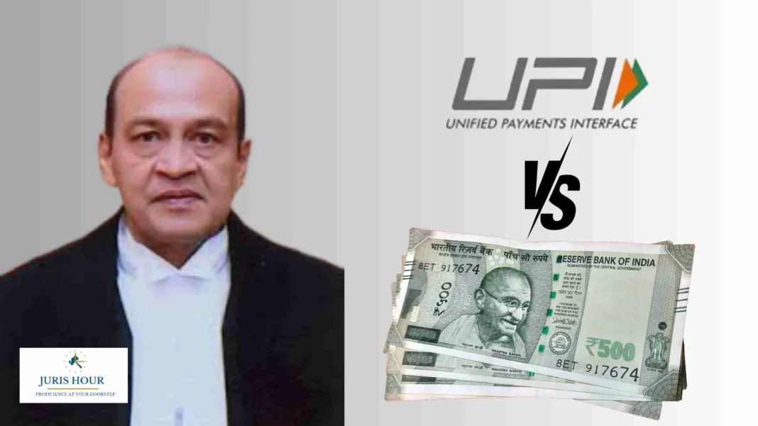 Cash versus UPI Justice Yashwant Varma's Cash Stash Sparks Irony Over UPI Praise