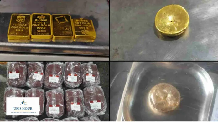 Customs TVM Zone Foils 4 Gold Smuggling Attempts; Seizes Gold Worth Rs. 2.72 Crore