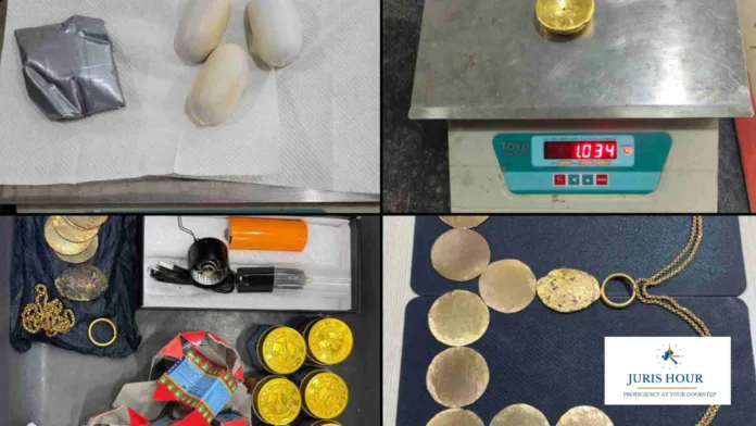 Gold Smuggling Bid Foiled: Customs Seizes Gold Worth Rs. 1.5 Crore