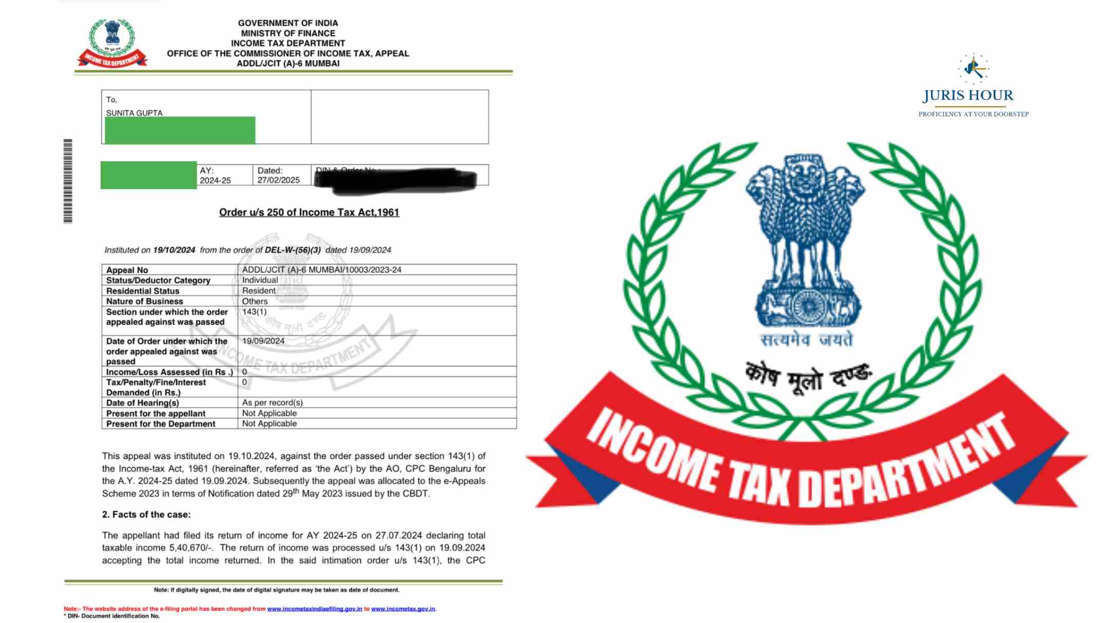INCOME TAX APPEALS | CIT(A) Corrects Action Of CPC By Allowing S. 87A Rebate On Special Rate Incomes INCOME TAX APPEALS | CIT(A) Corrects Action Of CPC By Allowing S. 87A Rebate On Special Rate Incomes