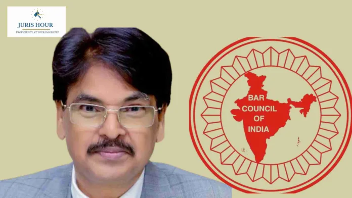 Manan Kumar Mishra Re-Elected As Chairman of Bar Council of India For 7th Consecutive Term