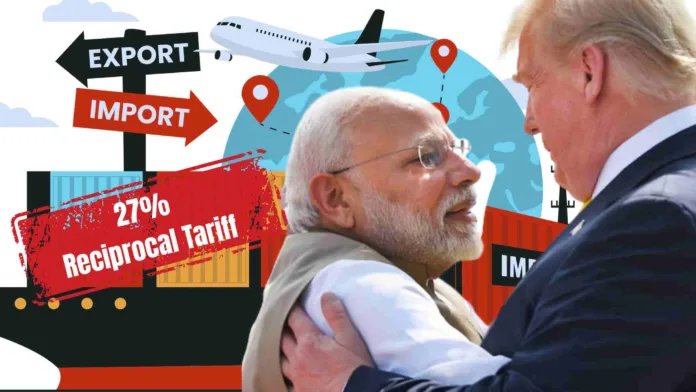Trump Slaps 27% Reciprocal Tariff on India, Calls Modi a 'Great Friend'
