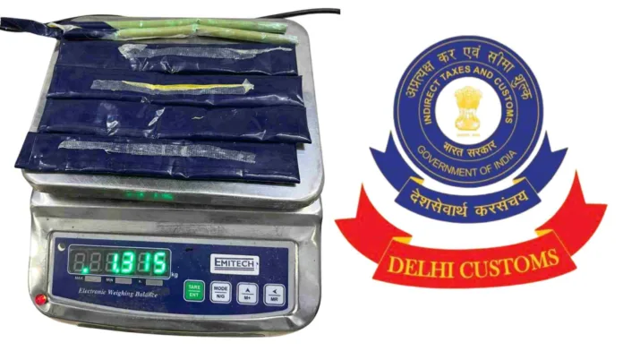 Kochi Man Arrested at IGI Airport for Smuggling Gold Worth Rs. 94 Lakhs