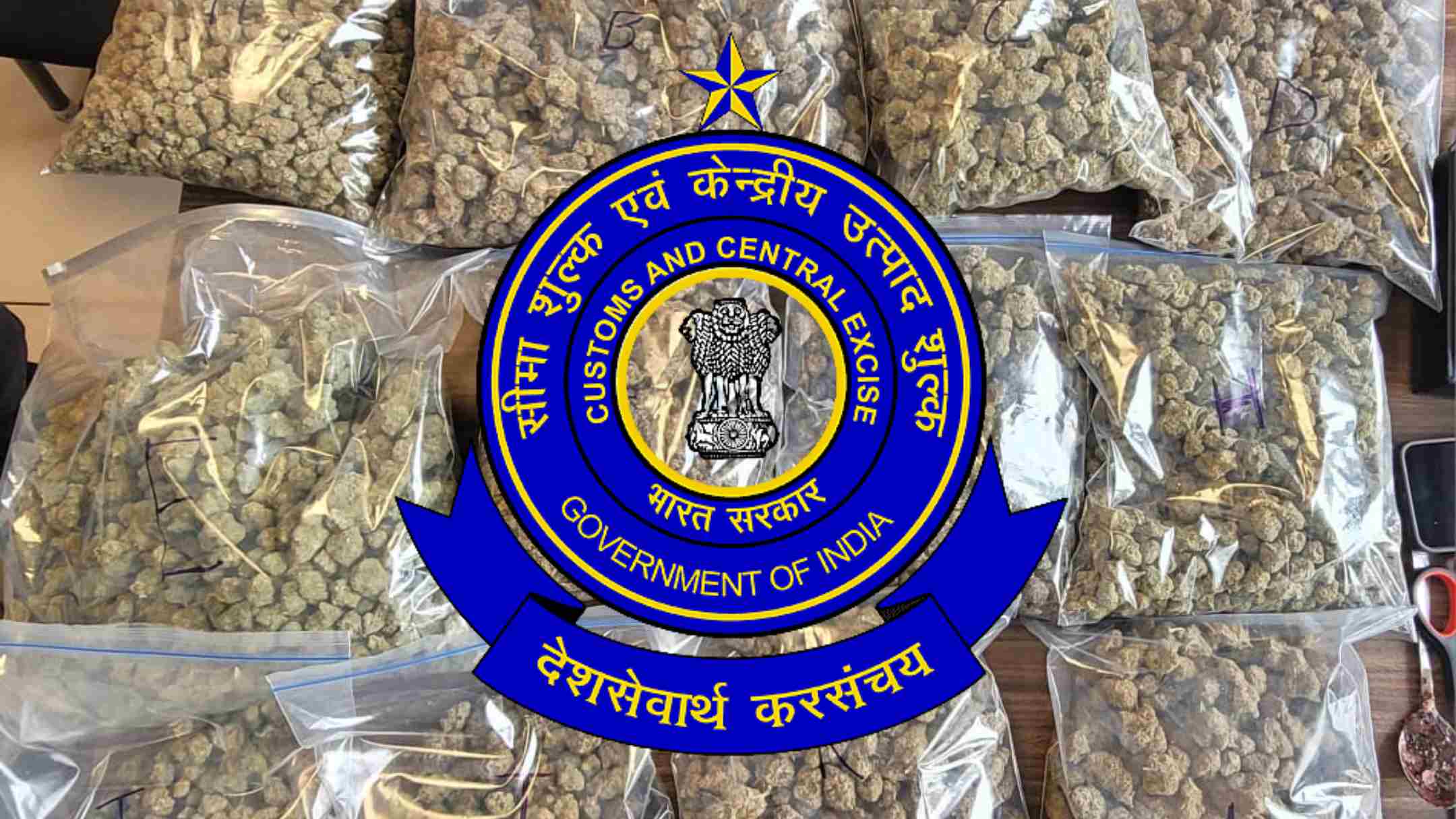 Customs Seizes Rs 5.5 Crore Worth Hybrid Ganja at Kochi Airport; One Arrested Customs Seizes Rs 5.5 Crore Worth Hybrid Ganja at Kochi Airport; One Arrested