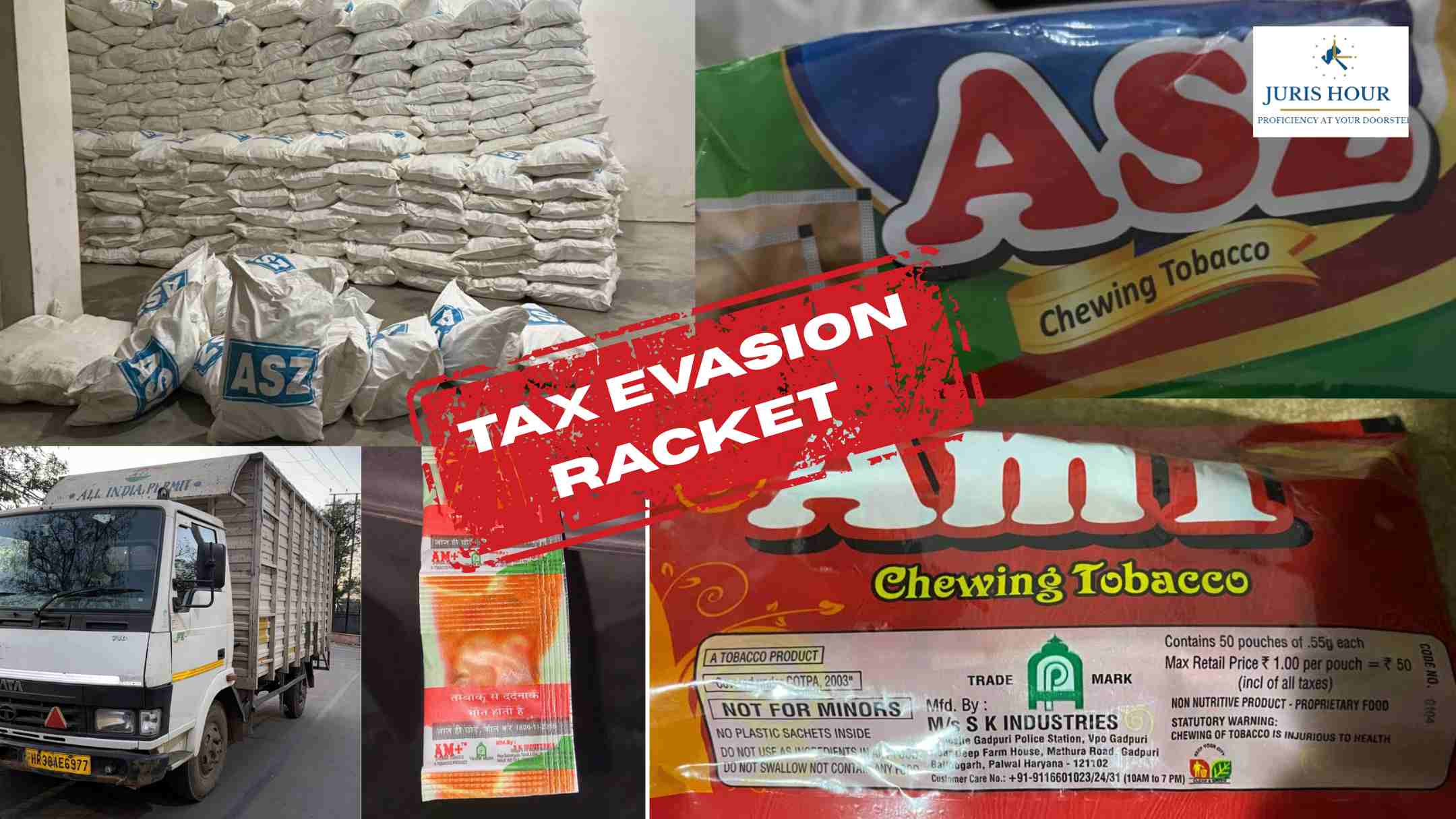 CGST Faridabad Busts Major Clandestine Pan Masala and Chewing Tobacco Operation CGST Faridabad Busts Major Clandestine Pan Masala and Chewing Tobacco Operation