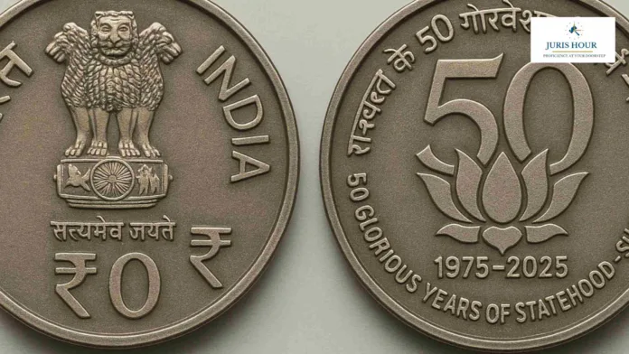 India Issues Rs. 50 Commemorative Coin Celebrating 50 Glorious Years of Sikkim's Statehood