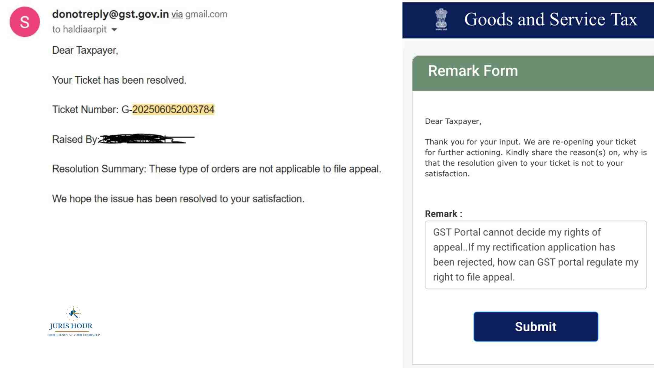 Taxpayer Denied Statutory Right to Appeal Due to GST Portal Glitch: Alleges Arbitrary Restriction by GSTN Taxpayer Denied Statutory Right to Appeal Due to GST Portal Glitch: Alleges Arbitrary Restriction by GSTN