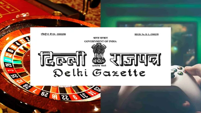 Delhi Govt. Notifies New GST Rules for Online Gaming and Casinos: Full Value of Deposits to be Taxed