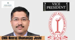 CMA Neeraj Dhananjay Joshi Elected Vice President of ICMAI for 2025–2026