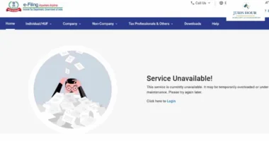 ITR Filing Portal Faces Downtime During Peak Season, Users Demand Urgent Fix