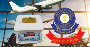 Gold Smuggling Bid Foiled at IGI Airport; Over 1.48 Kg of Gold Recovered from Passenger Arriving from Sharjah