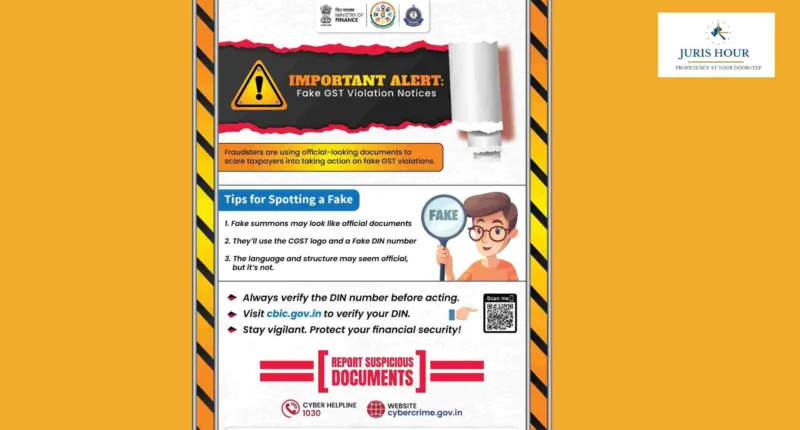 FinMin Issues Warning Against Fake GST Violation Notices