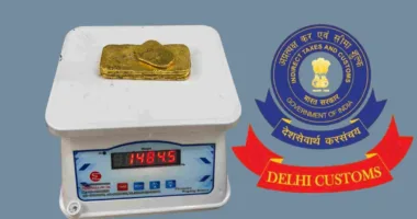 Gold Smuggling Attempt Foiled at IGI Airport: Over ₹1.34 Crore Worth Seized from Passenger Arriving from Sharjah