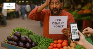 Unregistered Vegetable Vendor Slapped with Rs. 29 Lakh GST Demand over UPI Transactions
