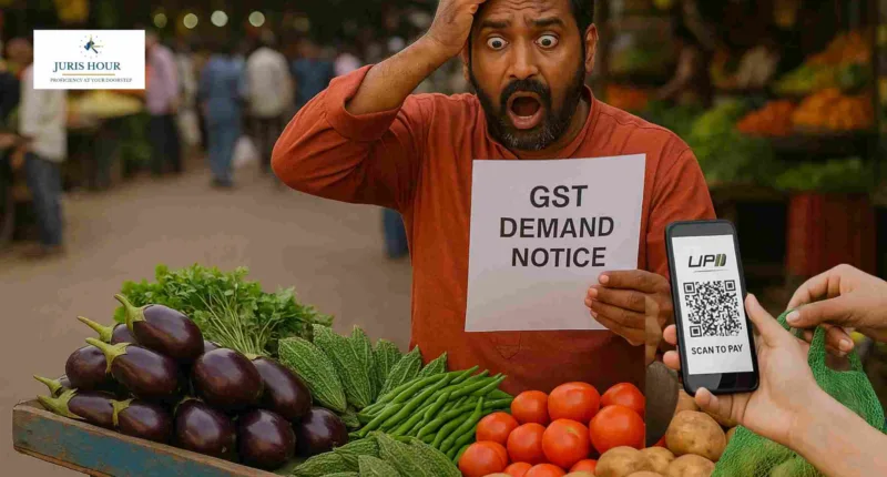 Unregistered Vegetable Vendor Slapped with Rs. 29 Lakh GST Demand over UPI Transactions