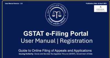 Step-By-Step Guide to GSTAT e-Filing Portal