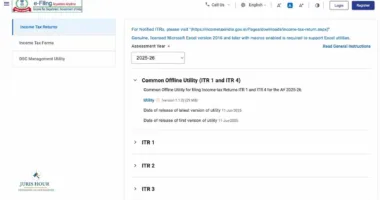 INCOME TAX BREAKING | Excel Utilities for ITR-2 and ITR-3 for AY 2025-26 Now Available for Filing