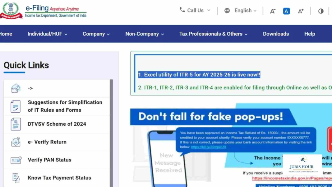 Excel Utility of ITR-5 Is Live Now And Is Available For Filing