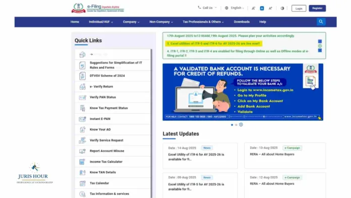Excel Utility for ITR-6 for AY 2025–26 Now Live on Income Tax Portal