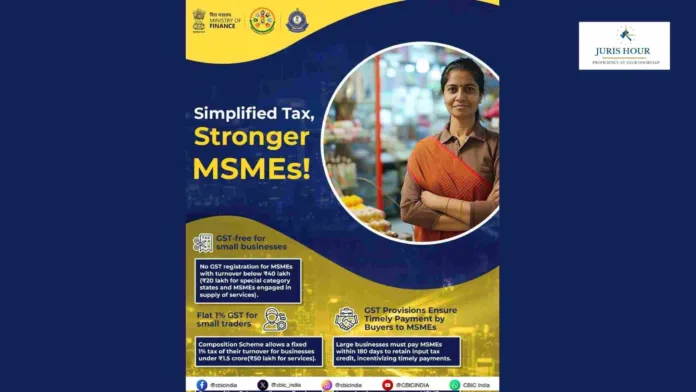 Simplified GST Norms with Flat 1% Composition Scheme to Empower MSMEs