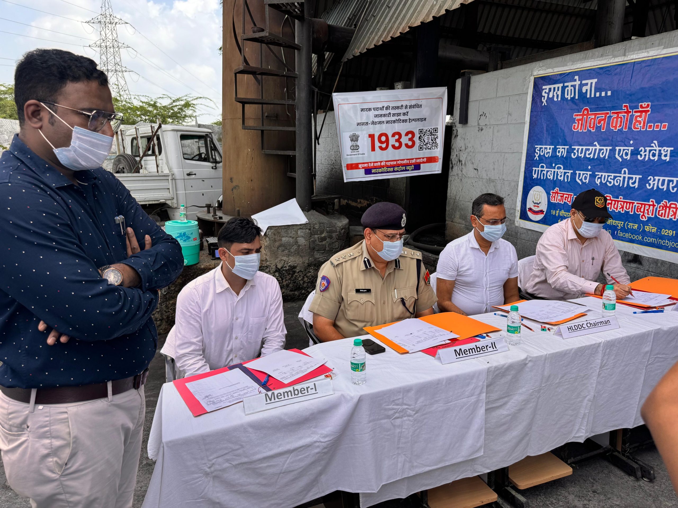 NCB Jodhpur Zonal Unit Destroyed 14.950 Kg Heroin Worth Rs. 29.9 Crores