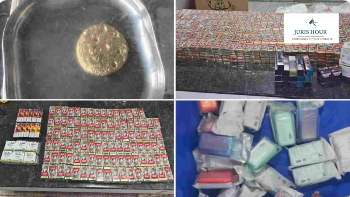 Customs TVM Zone Foils Major Smuggling Attempts: Gold, Cigarettes, and E-Cigarettes Seized