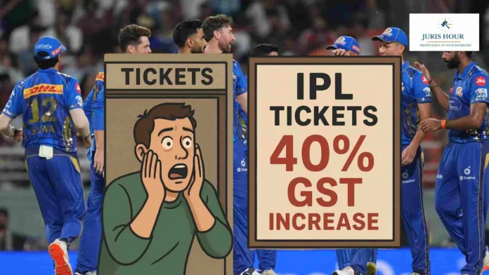 GST Hike Makes IPL Tickets Costlier; Fans to Pay Up to 40% Tax from September 22