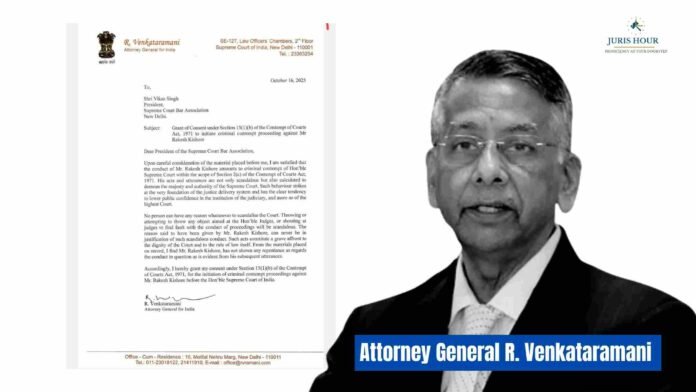 AG Grants Consent for Criminal Contempt Against Advocate Over Shoe-Throwing Incident in Supreme Court