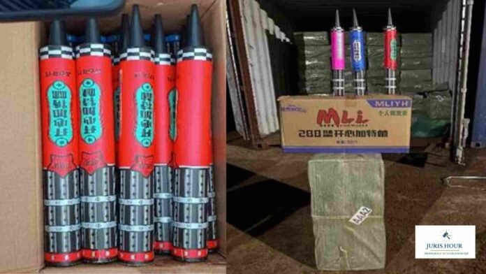 DRI Foils Smuggling Of Chinese Firecrackers Worth Rs. 5.01 crore