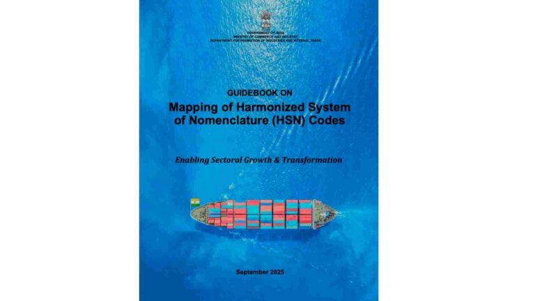 Govt. Issues Guidebook On Mapping of HSN Codes
