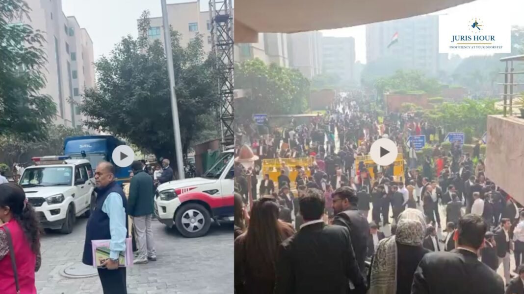 Bomb Threat In Tis Hazari and Saket Court In Delhi