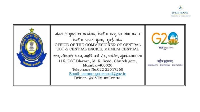 CGST Mumbai Central Division II and III Offices Shift from Girgaon Chawpatty to Parel