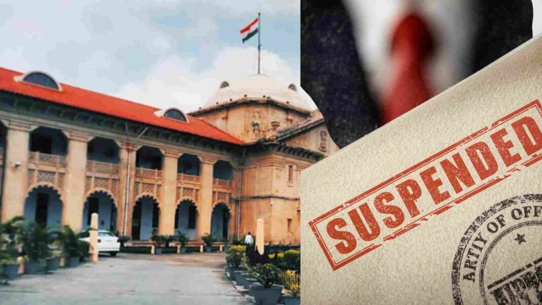SGST Tax Officer Can’t Be Suspended Merely For Submitting Late Report In Fake ITC Case: Allahabad HC