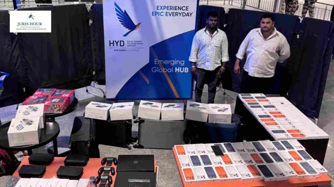 CISF Foils Smuggling Attempt, Seizes ₹1.4 Crore Worth of Electronic Goods at Hyderabad Airport
