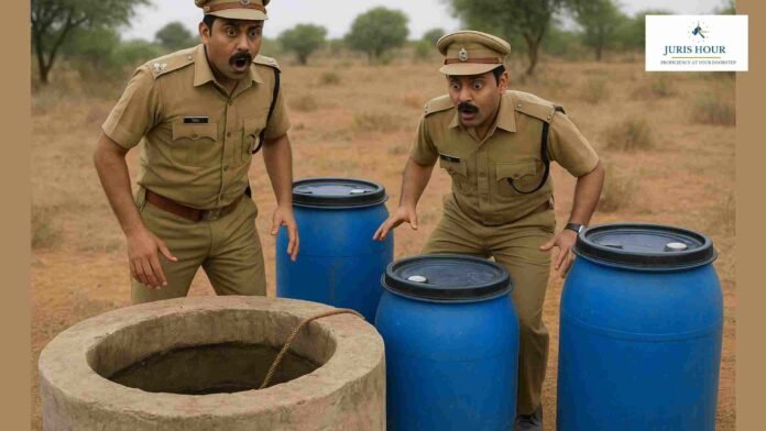 Chemicals Found in Drums Near Farm Well for Drug Manufacturing In Revdar (Sirohi); Five Arrested