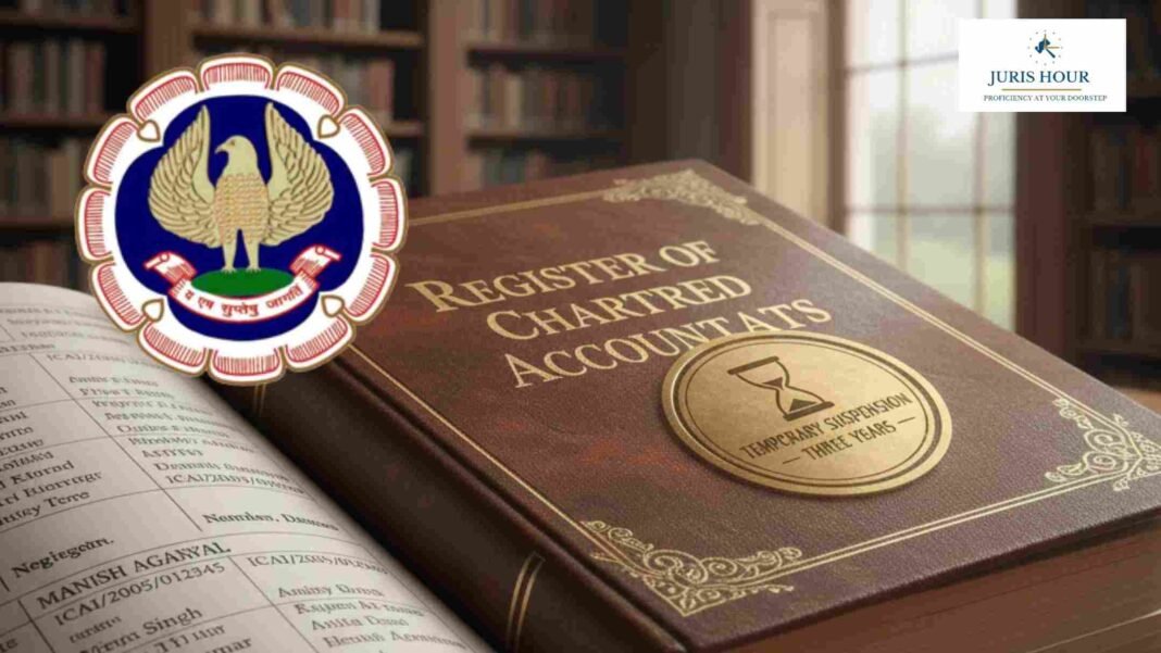 Professional Misconduct | ICAI Removes CA’s Name From Member’s Register