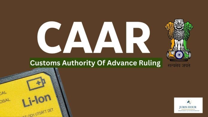 No Customs Duty Exemption For Lithium-Ion Cells Used As Replacements, Scrap Or Defective Stock: CAAR
