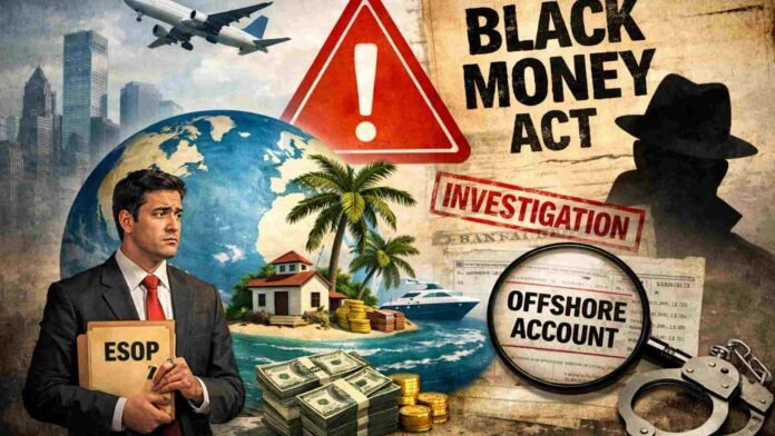 ESOP Holders, Overseas Income Face High Risk of Black Money Act Action