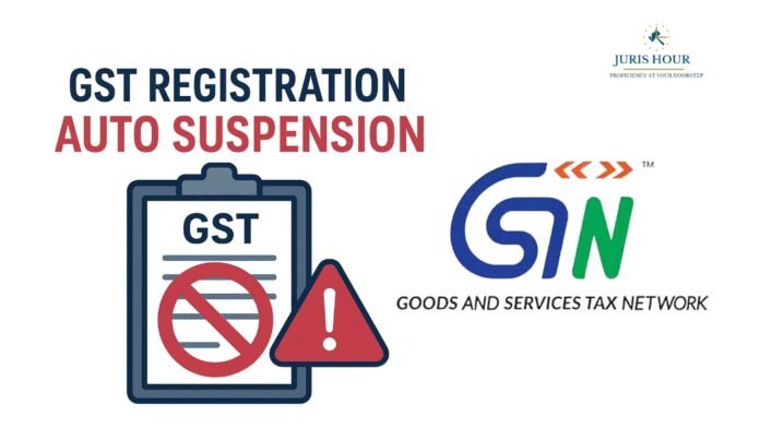 Auto Suspension of GST Registration due to Non-Furnishing of Bank Account Details as per Rule 10A